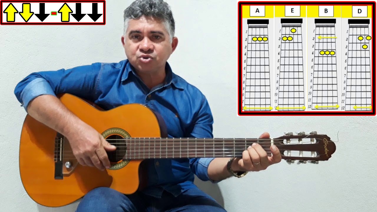 4 Acordes SIMPLES Para Tocar O Meu Telefone [Amado Batista]