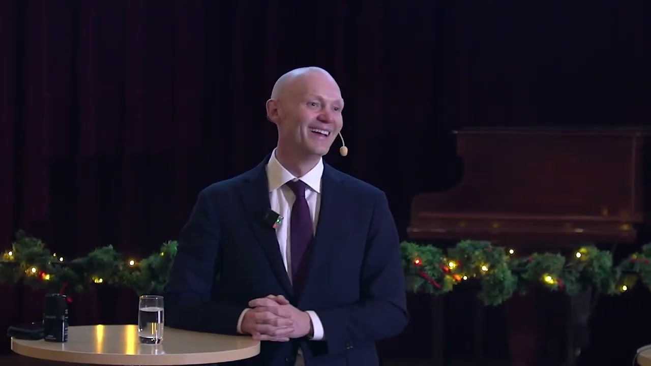 Niklas Wykman på årsmötet i Stockholm-Vasa, Sveriges Aktiesparares Riksförbund den 12 december 2025