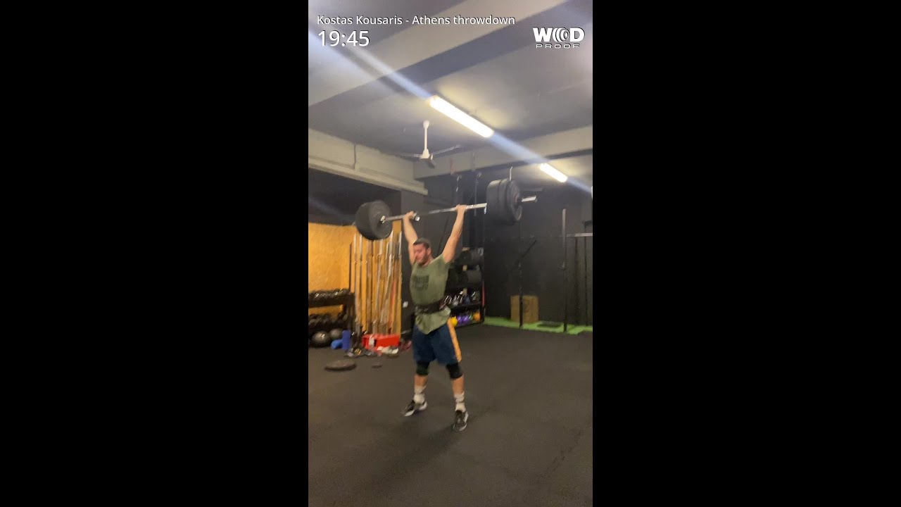 Konstantinos Kousaris - Athens Throwdown 2023, Wod 2 A-B, scaled