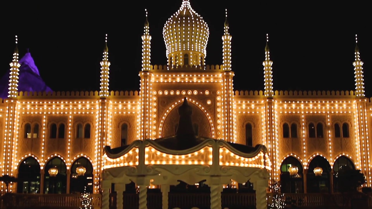 Tivoli Gardens in Copenhagen, Denmark