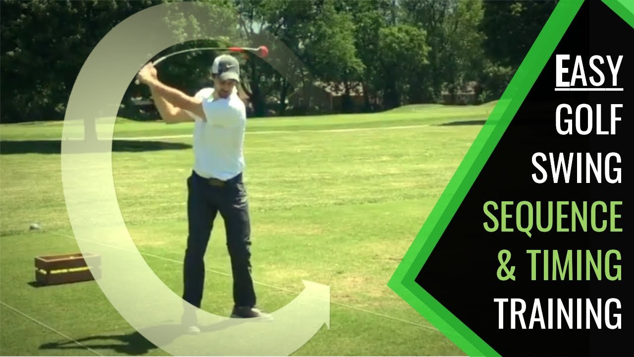 EASY GOLF SWING SEQUENCE: BE PATIENT TEMPO AND TIMING TRAINING RUKKET GOLF