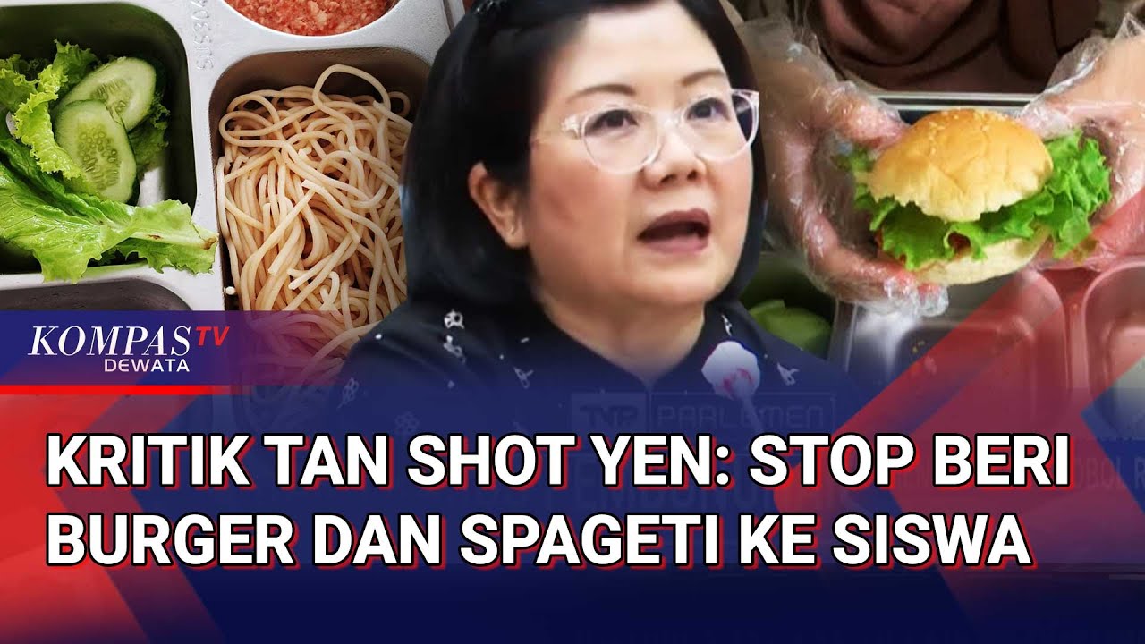 [FULL] Ahli Gizi dr Tan Shot Yen Kritik Keras MBG di DPR: Yang Dibagi adalah Burger, Oh My God..