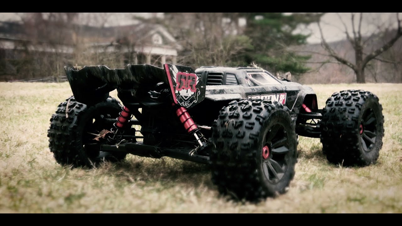 ARRMA Kraton 8s EXB 1st Bash - The DARK KNIGHT RISES - 1/5th Scale Epic BEAST!
