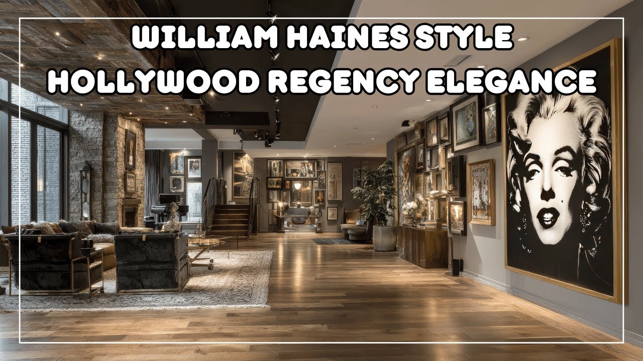 Hollywood Regency Home Ideas 🎬 Inspired by William Haines & Classic Hollywood Glamour