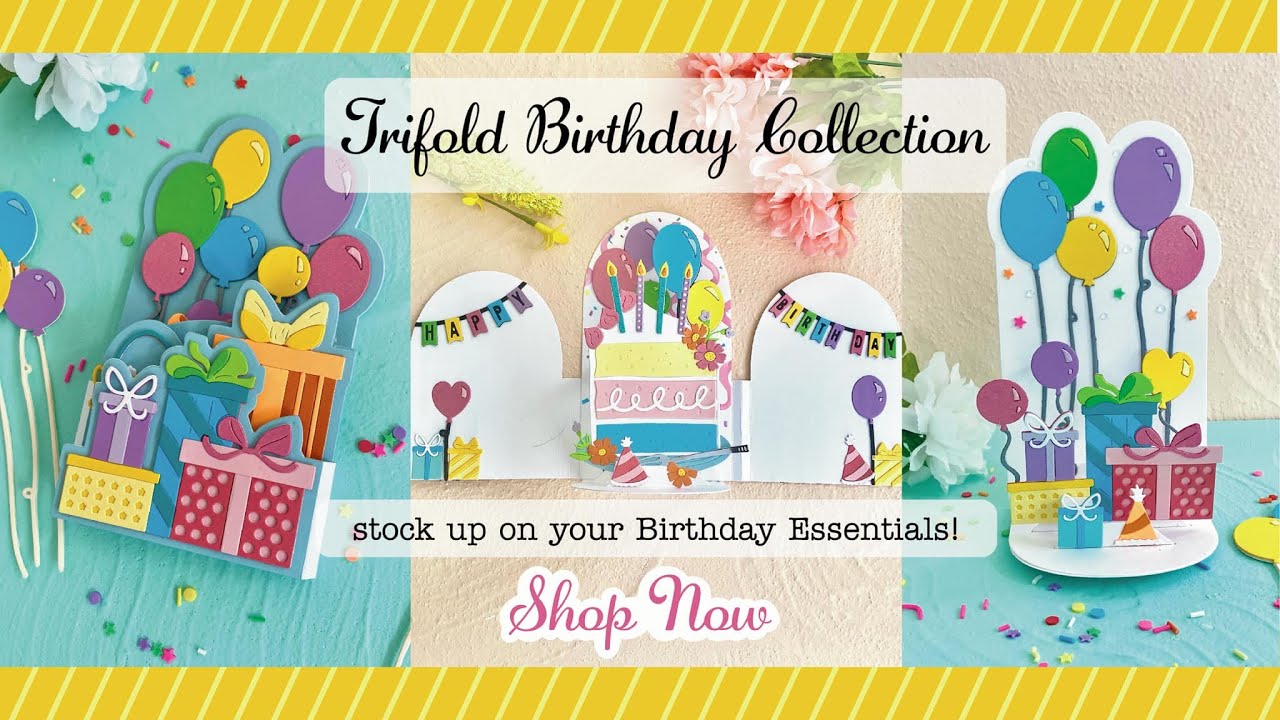 Mini Birthday Trifold Collection