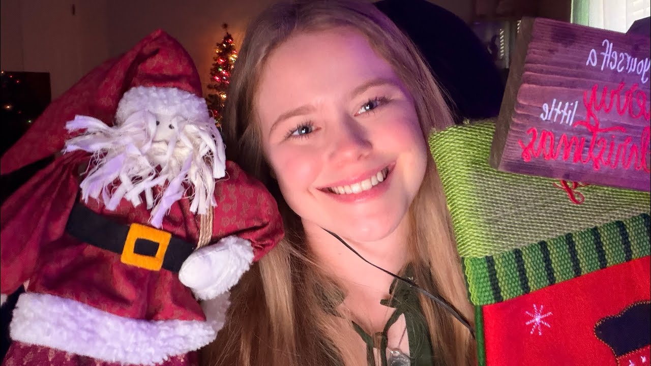 ASMR christmas triggers 