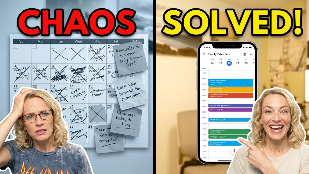 How to Setup A Google Family Calendar for the Ultimate Family Planner!