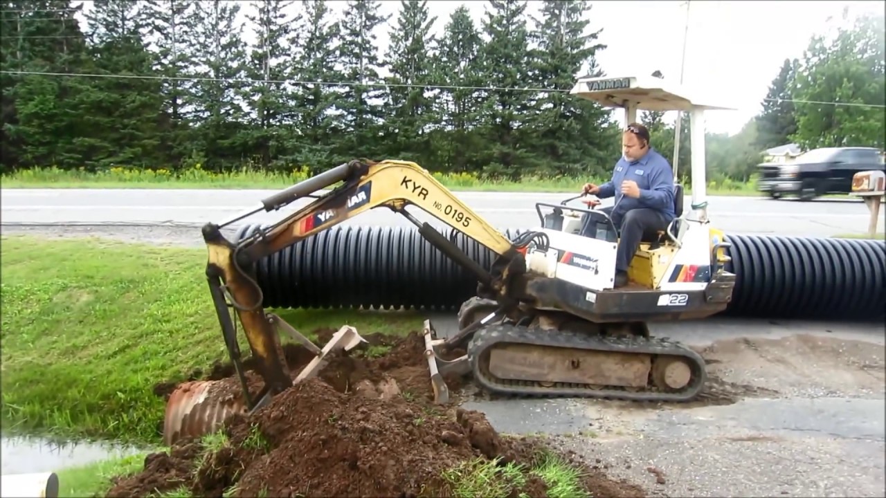 CULVERT REPLACE IN DRIVEWAY