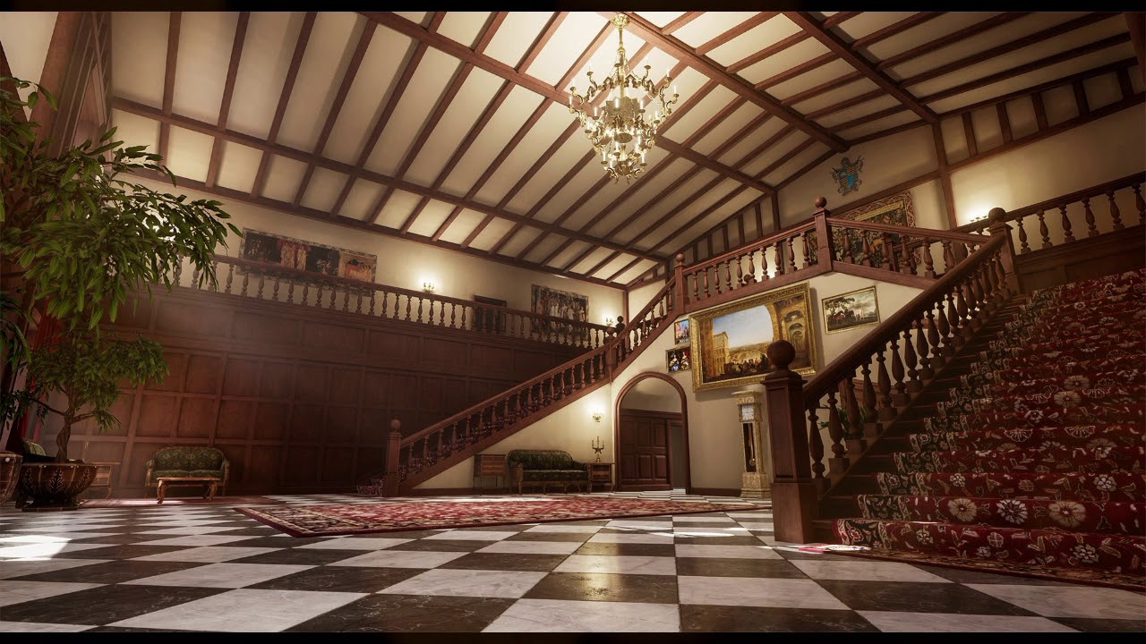 Croft Manor Entrance Hall Ambience (Tomb Raider 2)