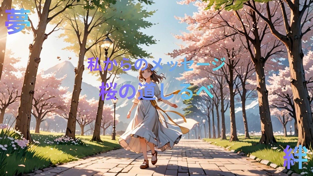 AIロサリオの音楽桜の道しるべ定期配信1#オリジナル #Jポップ #AI音楽 #AIボーカル #SUNOU #BGM