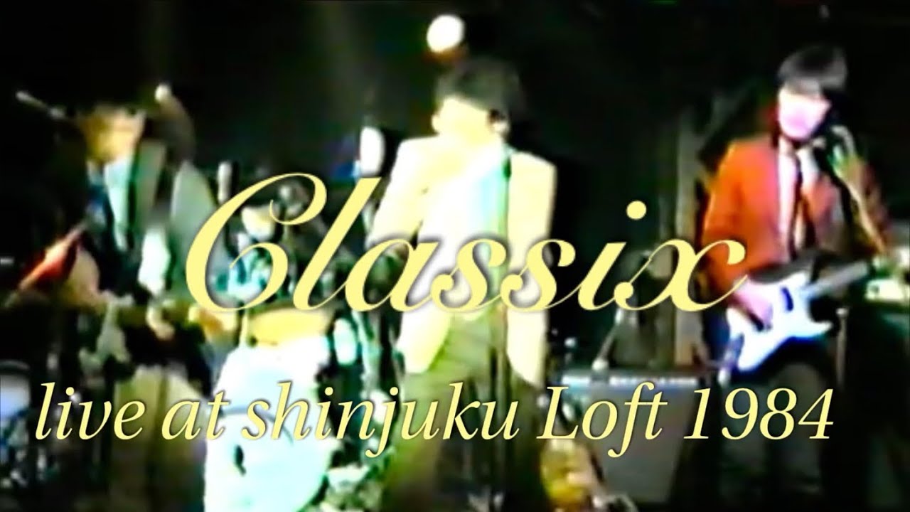 Classix live at shinjuku loft 1984 #roxymusic #johnlennon #davidbowie 