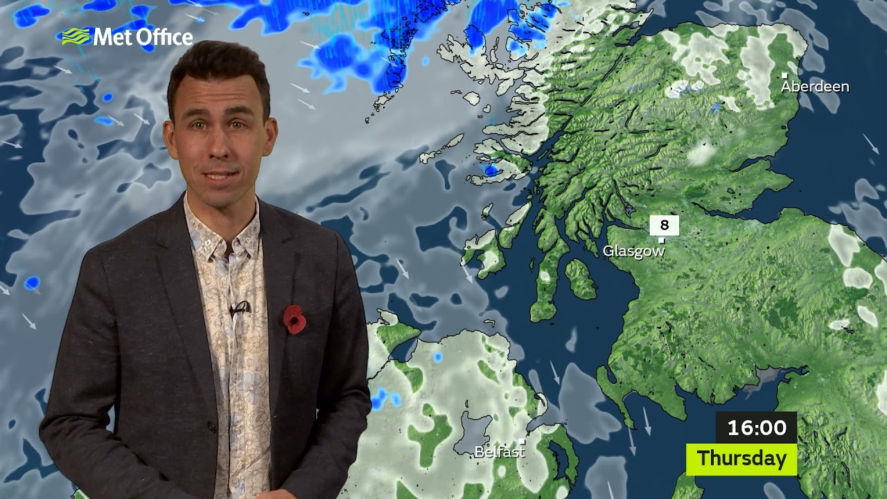 COP26 &ndash; five-day forecast for Glasgow 04/11/21