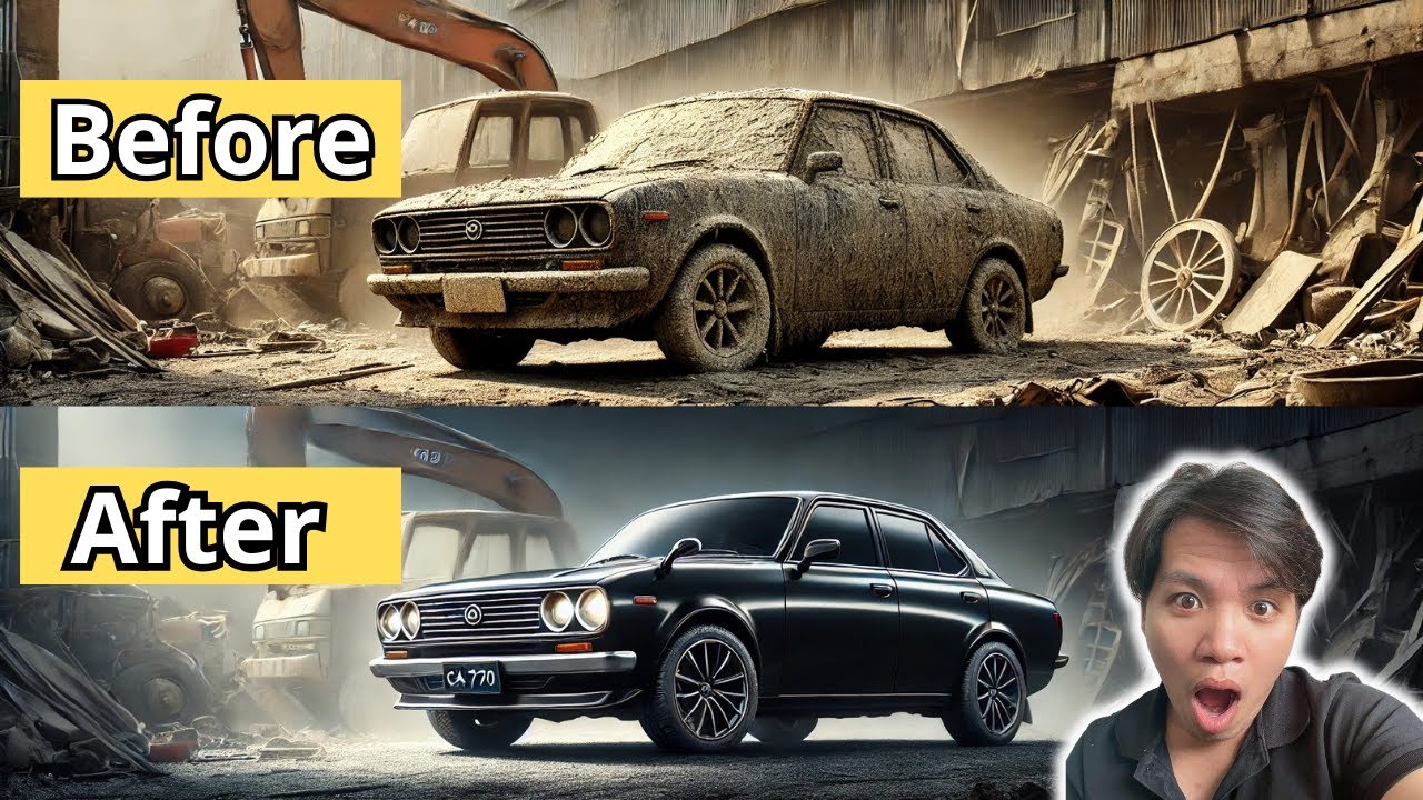 From scrap to like new, the iconic car of the 1960s! - Car Spa - car repair - classic cars