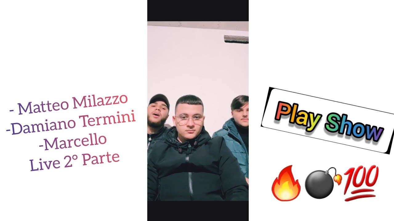 Matteo Milazzo Ft Damiano Termini Ft Marcello (Live 2020)(2° Parte)