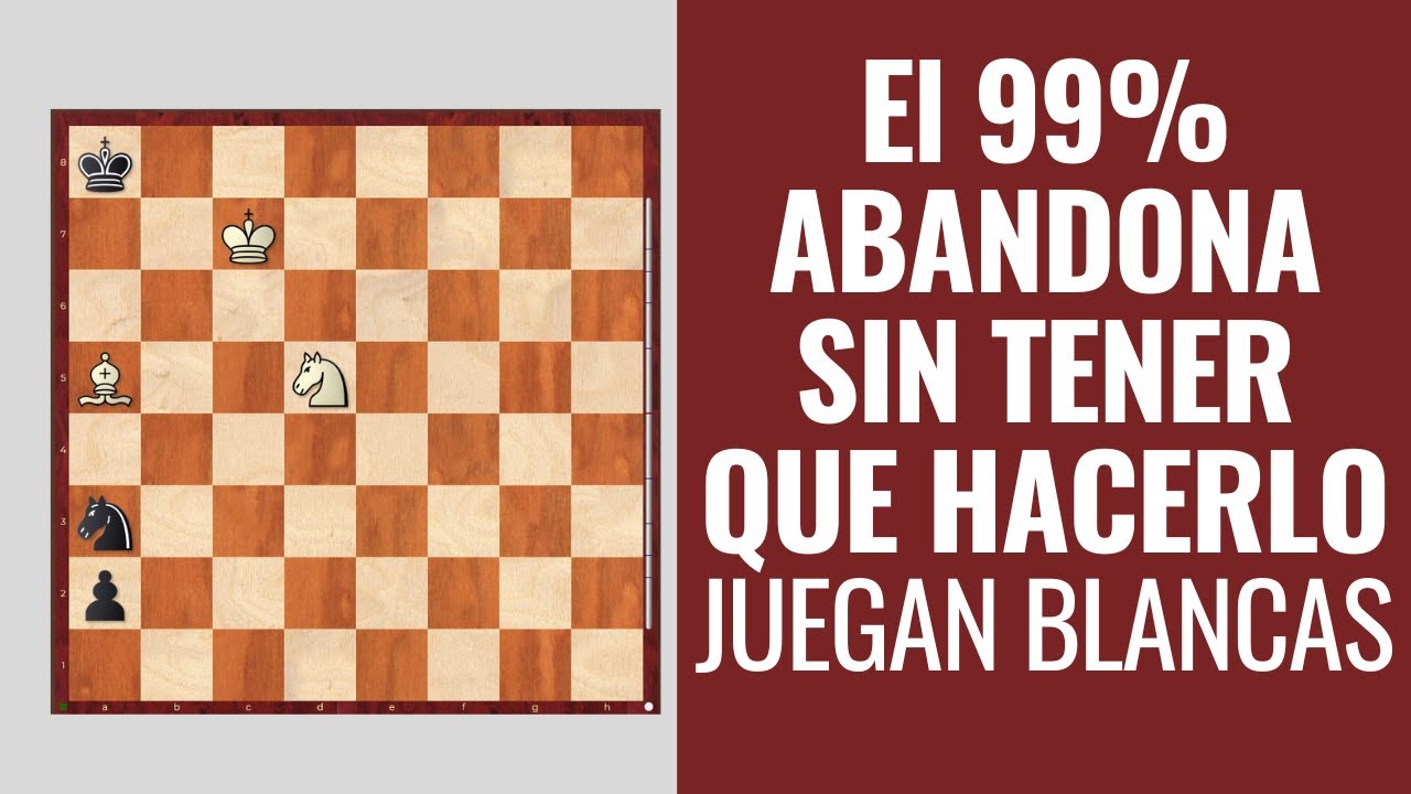 El 99% de los jugadores de ajedrez abandona sin tener que hacerlo ¡Descubre el motivo!