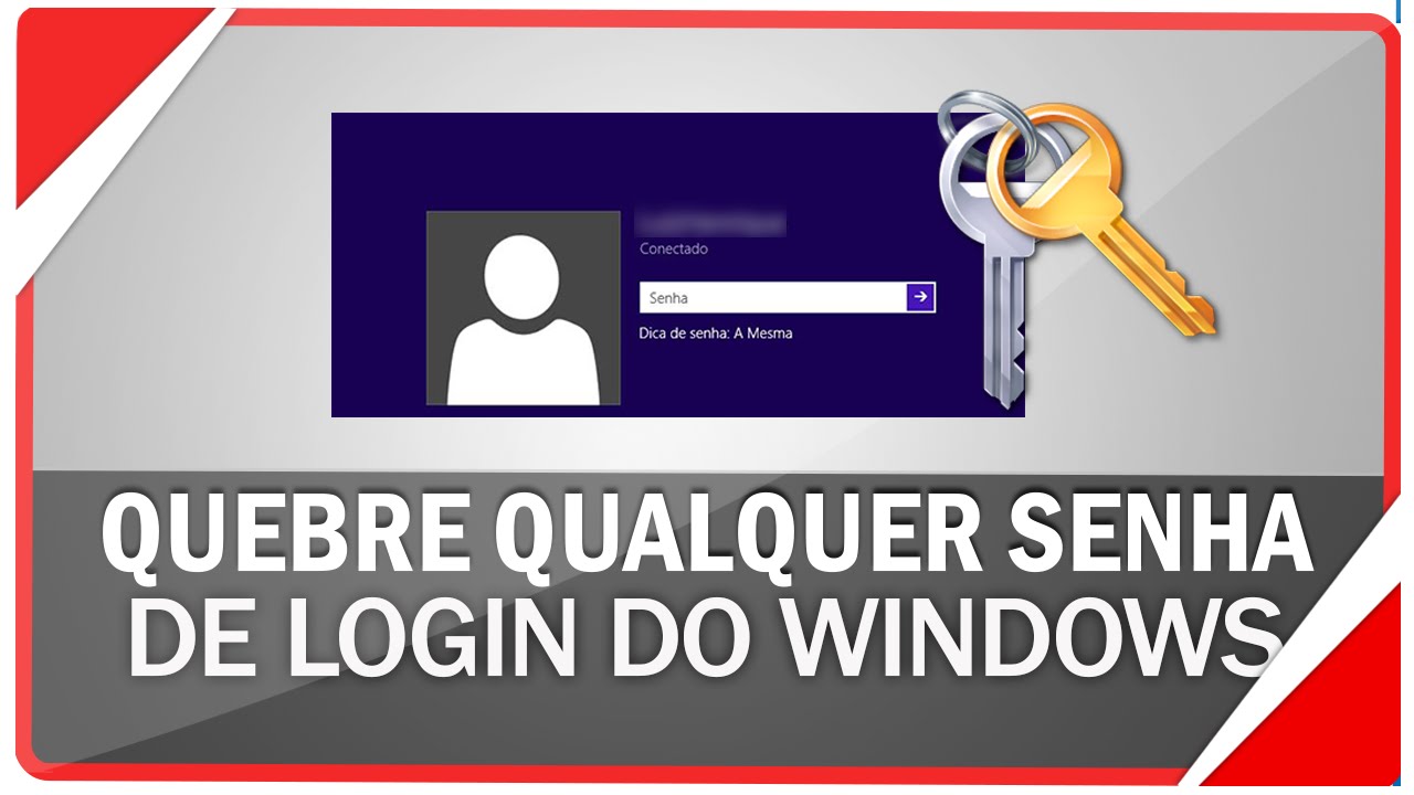 Como quebrar qualquer senha de login do Windows 7, 8.1 ou 10