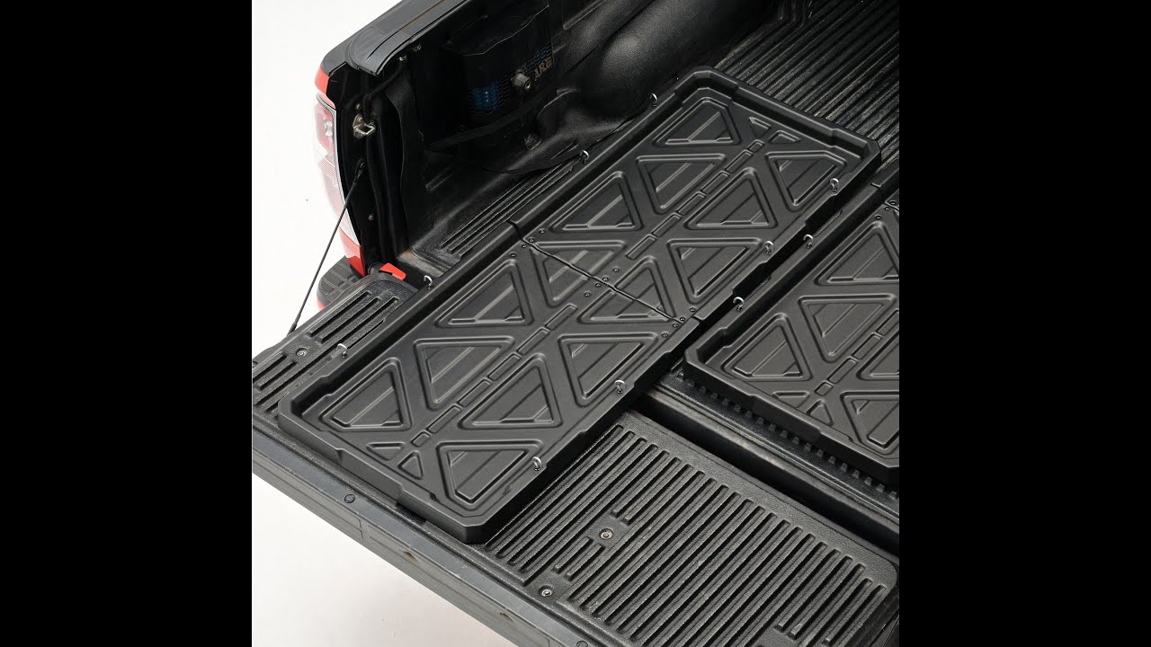 KOKSHELY Truck Bed Cargo Tray, All-Purpose Slide-Out Truck Bed Organizer Tray Assembly instructions