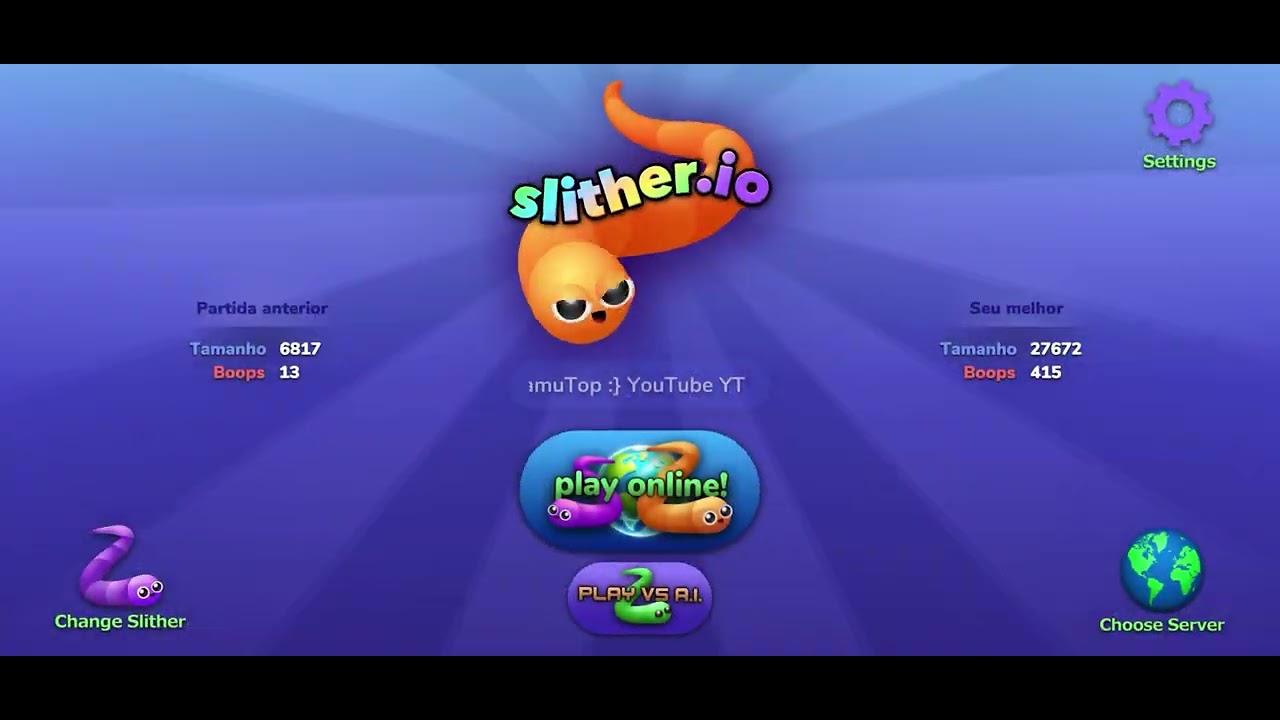 22k pontos 😱😱😱😃🥳#slitherio #games