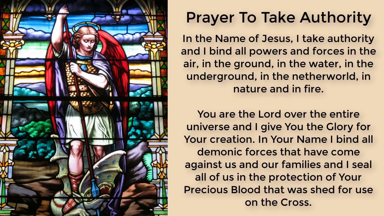 Prayer To Take Authority