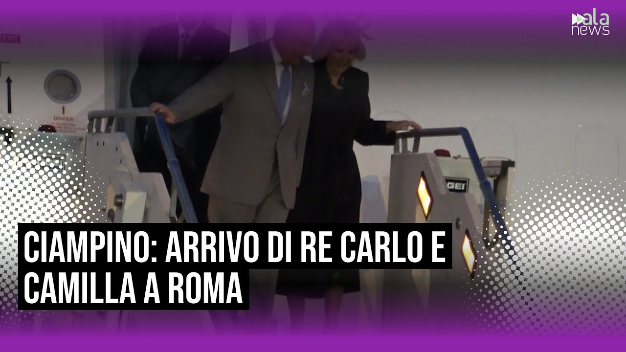 Carlo e Camilla a Roma, arrivati i reali a Ciampino. Domani la preghiera storica con Leone XIV