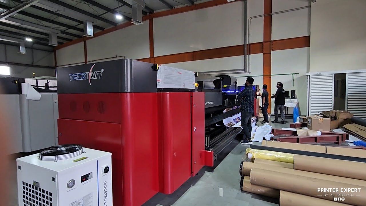 TECKWIN Barracuda 5000 5m UV R2R Printer 