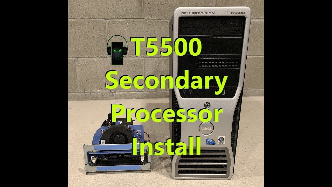 How to install a Secondary Processor CPU kit in to a Precision T5500 F632F