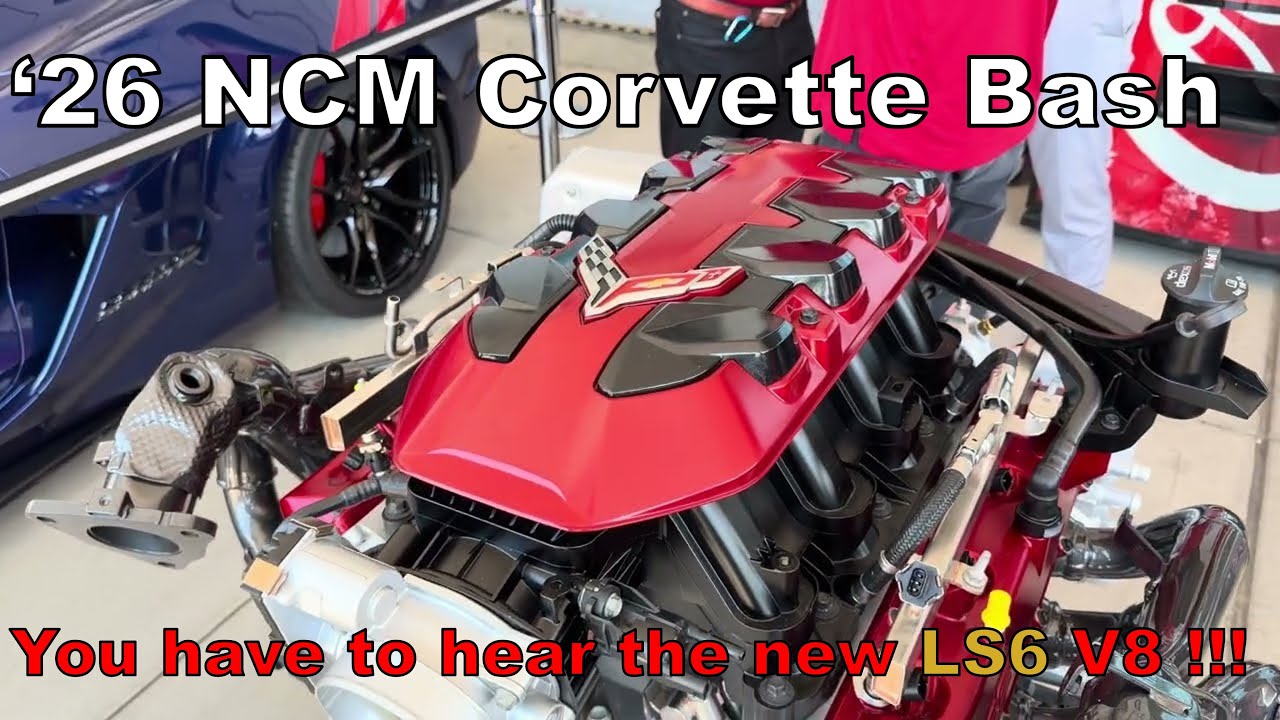 The NEW LS6 v8 for &lsquo;27 Stingray & NEW Grand Sport/GSX with optional Center Exhaust sounds AWESOME!!!