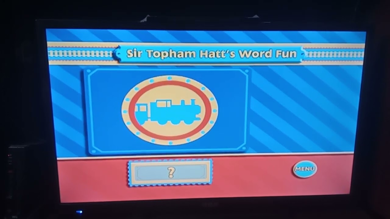 Thomas & Friends Sir Topham Hatt's Word Fun DVD Game 3
