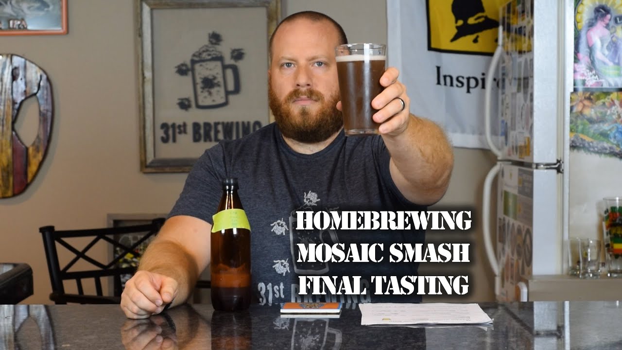 Homebrewing Mosaic Smash All Grain BIAB Small Batch Last Tasting