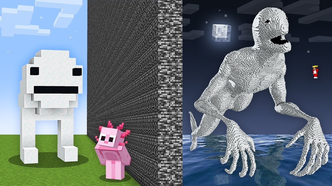 I Cheated with NINGEN SEA MONSTER in Minecraft Build Battle!