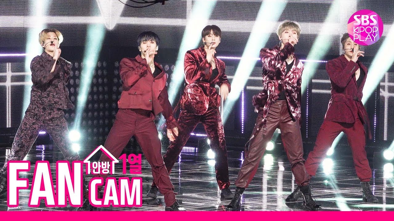[안방1열 직캠4K] 아스트로 'Blue Flame' 풀캠 (ASTRO Fancam)│@SBS Inkigayo_2019.12.1