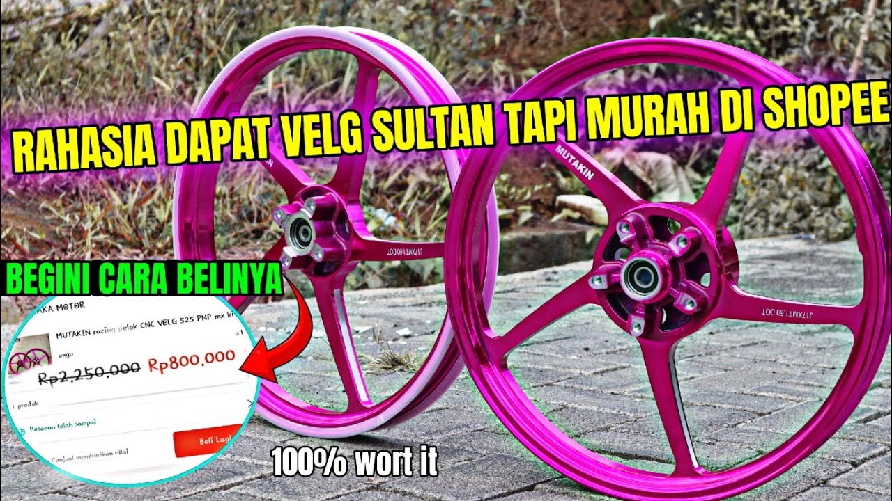 CARA BELI VELG MAHAL JADI MURAH DI SHOPEE‼️PNP VIXION DLL‼️