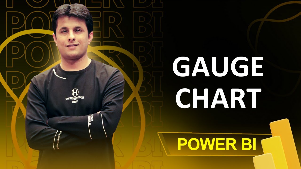 5.8 How to create a Gauge Chart in Power BI | Power BI Tutorial for Beginners | By Pavan Lalwani