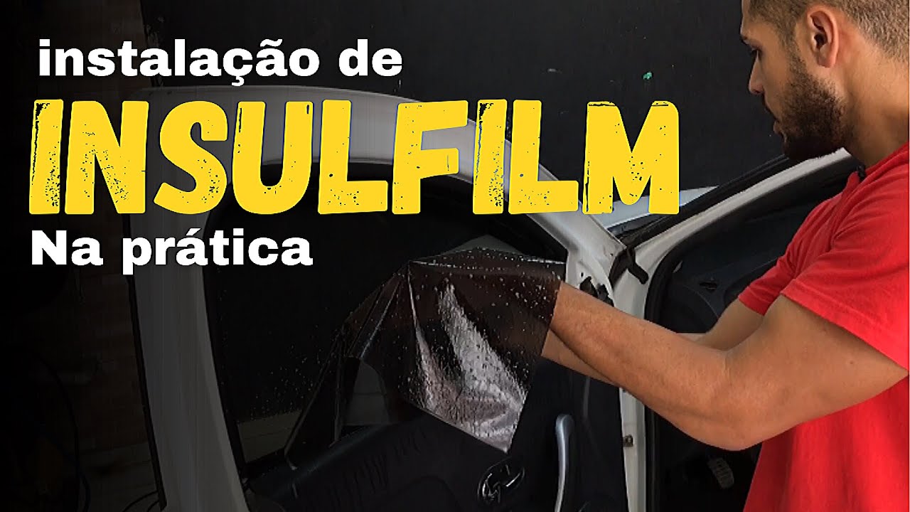 Instalação de insulfilm na prática - como instalar insulfilm na porta