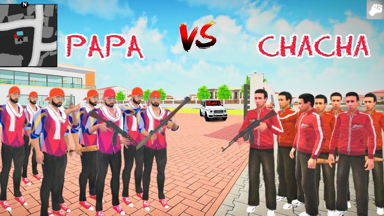 🤯 Franklin's Papa Gang VS Chacha Gang Fight 💥🎯 In || Indian Theft Auto Simulator ||