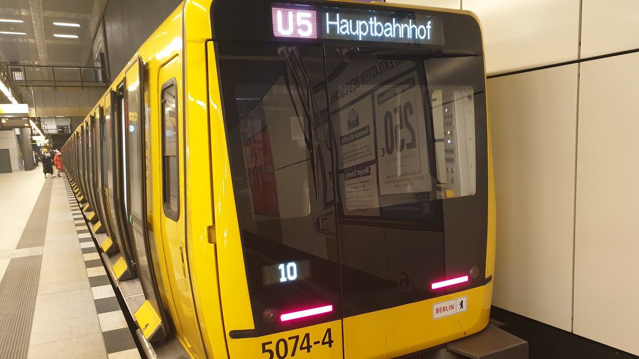 U-Bahn Berlin|Mitfahrt im IK20 auf der U5 von Hönow bis Hauptbahnhof
