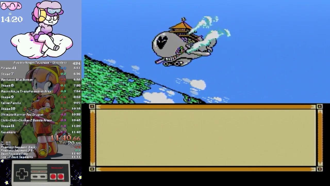 Kyatto Ninden Teyandee (Samurai Pizza Cats) Glitchless Speedrun in 11:40