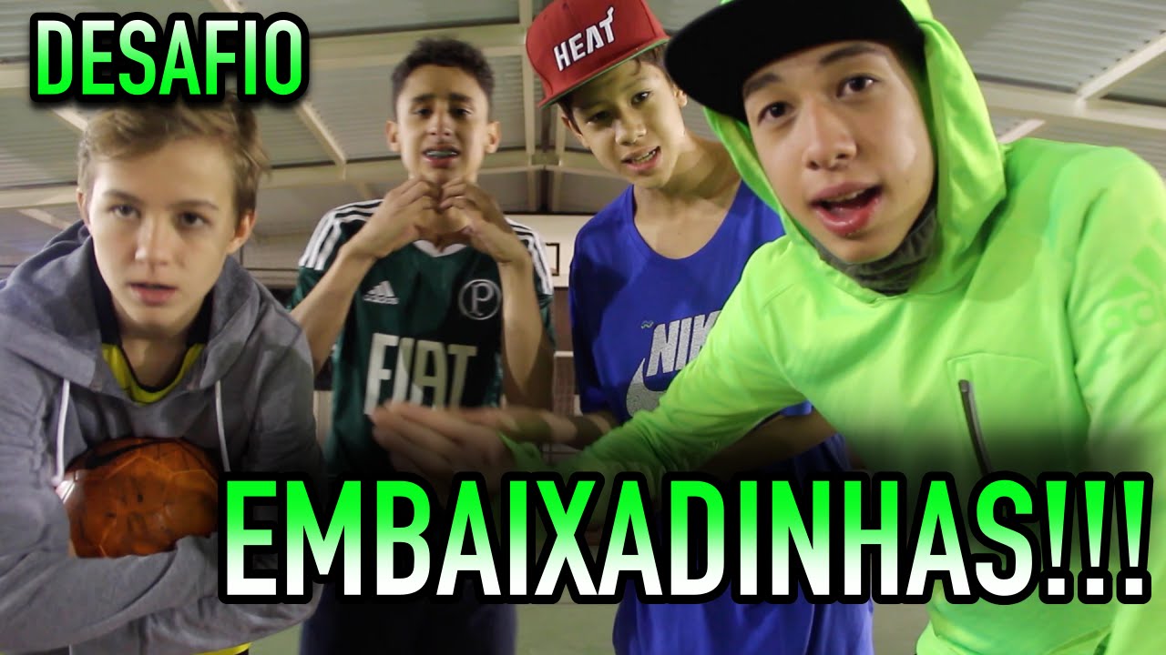 DESAFIO DAS EMBAIXADINHAS feat. Linha Burra - DESAFIOS DE FUTEBOL