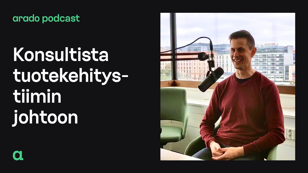 Konsultista tuotekehitystiimin johtoon - vieraana Juha Järvinen, Visma Sirius