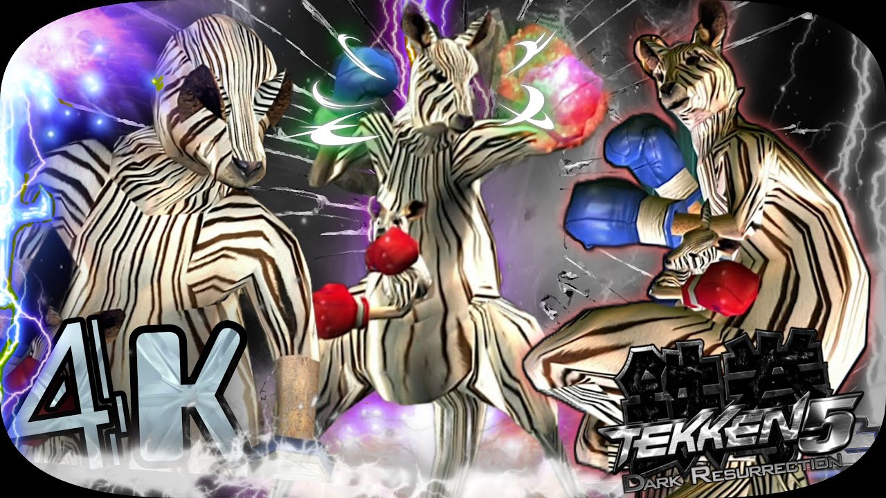 Roger Jr Zebra Fury Ultra Hard Tekken 5 Dark Resurrection UHD 4K 60 FPS