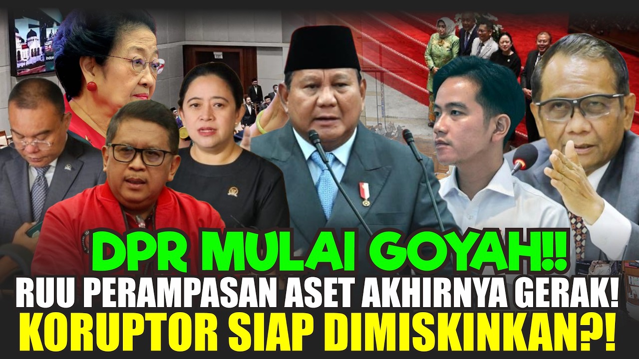 DPR TERPOJOK?! ELITE GELISAH!! GIBRAN GAS POL — RUU PERAMPASAN ASET SIAP JEBOL TEMBOK?!
