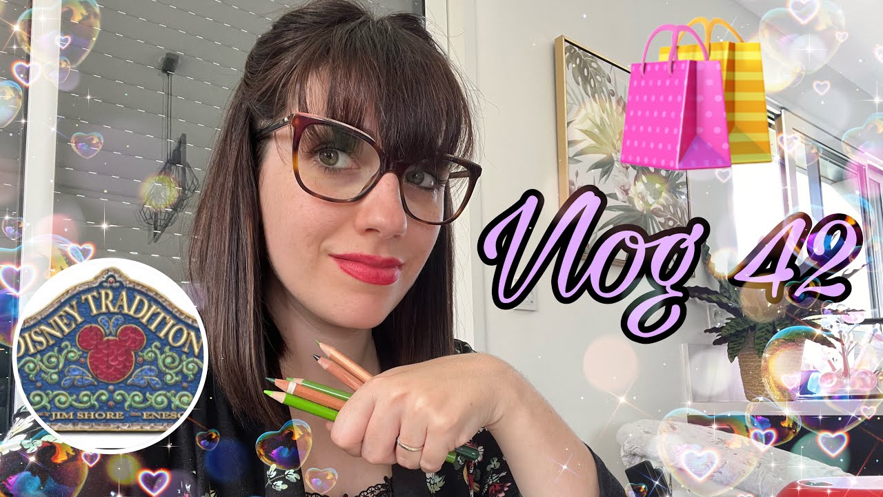Vlog 42: Unboxing coloriage adulte- Haul Disney Jim Shore- blabla