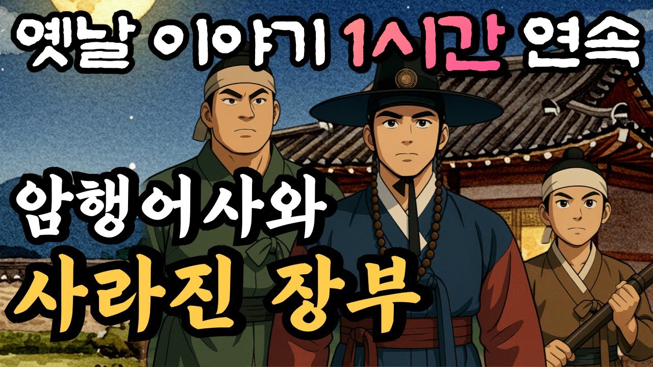 사라진 장부, 봉황계의 비밀을 밝혀라! 암행어사 춘삼과 조수 춘자/자면서 듣는 옛날이야기 1시간 연속/중간광고 없는 옛날이야기,민담,오디오북,암행어사