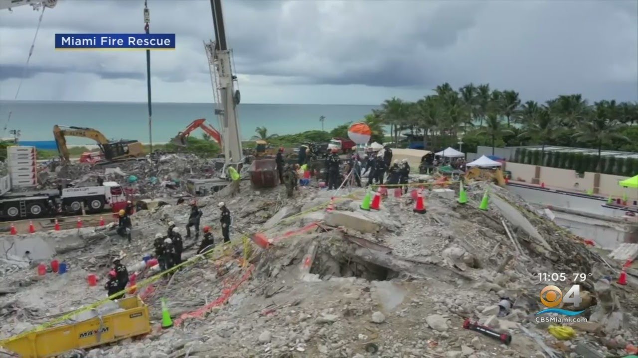 Rescue Operations Resume As Miami-Dade Mayor Announces Planned Demolition