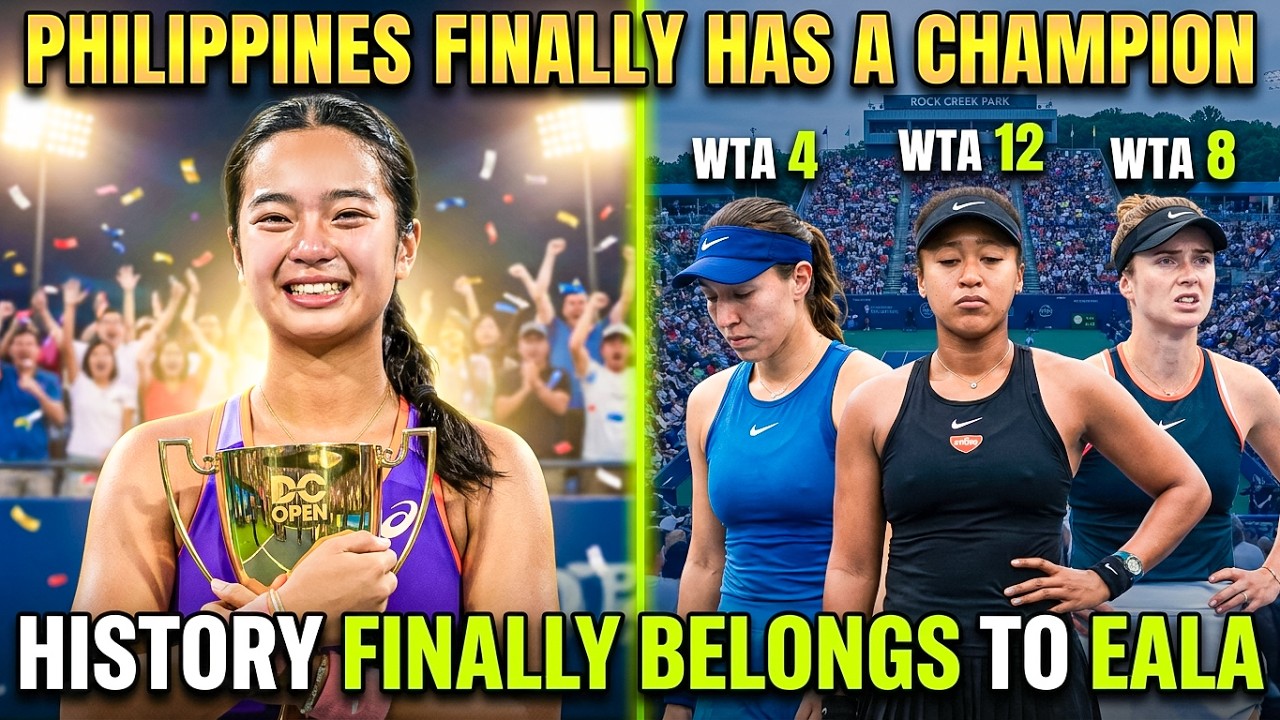 CROWD GOES WILD! Alex Eala Makes HISTORY As FIRST Filipina In WTA 500 Final WIN!