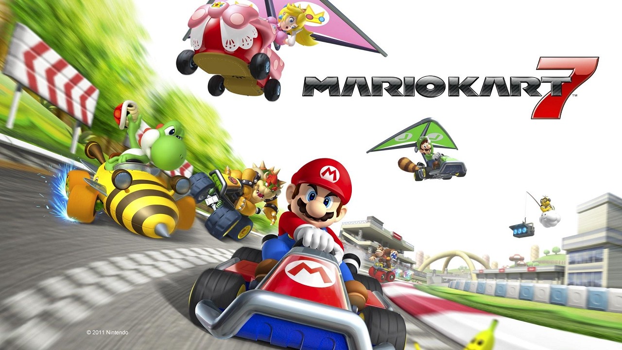 Mario Kart 7: Nintendo 3DS 2011 - Flower Cup 150cc