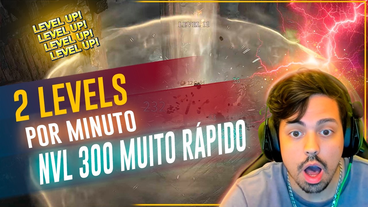 PEGUE LV 300 MUITO RÁPIDO - GANHE 2 LVS POR MINUTO - DIABLO 4