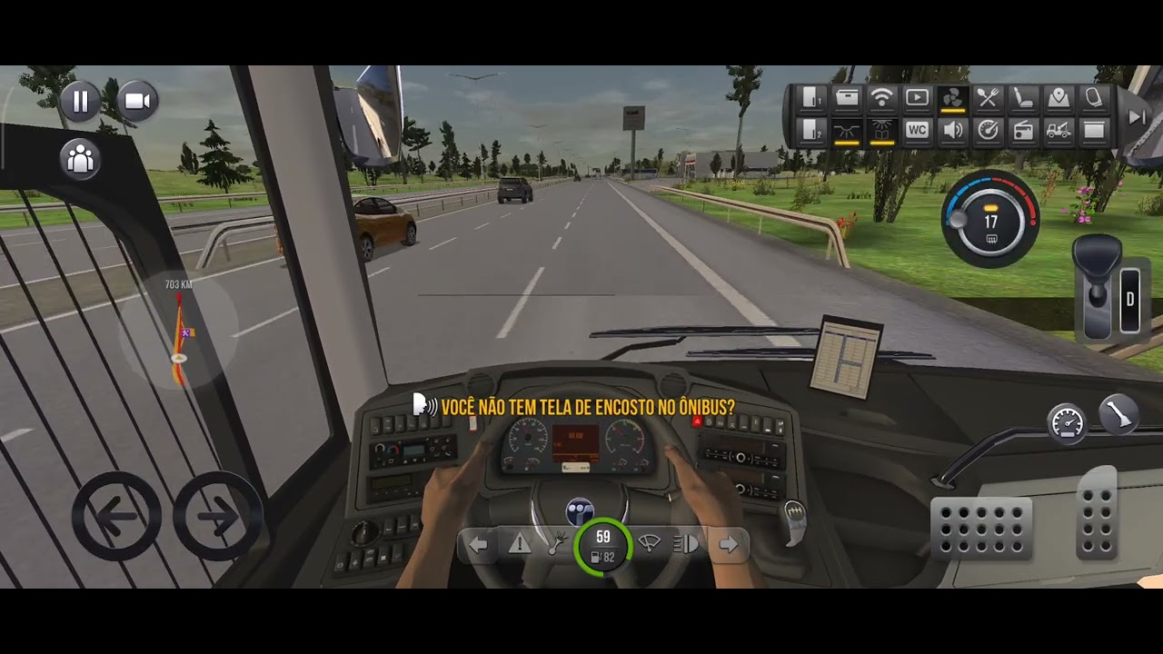 Dirigindo ônibus mais tudo dando errado o nome do jogo é bus simulador otimate