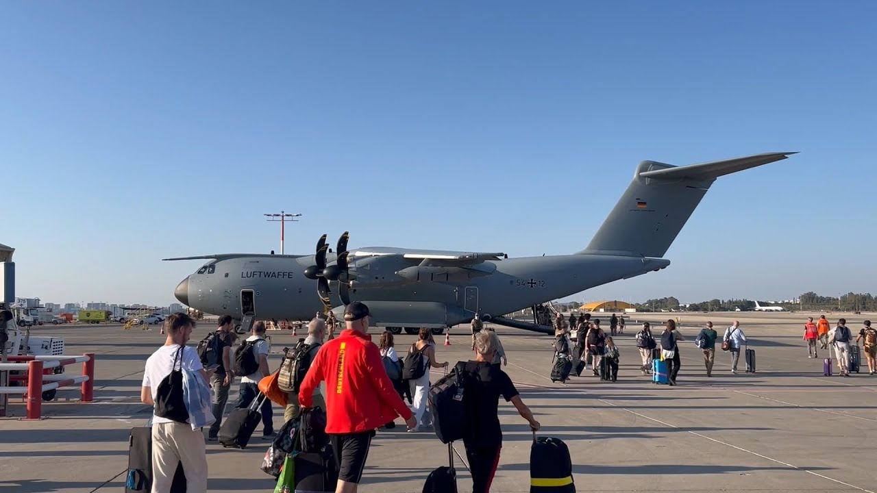 Evakuierung aus Israel mit A400M