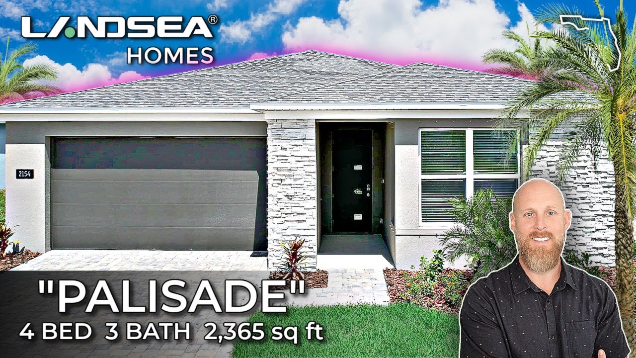 🚨 Touring The HIGHLY REQUESTED Landsea Homes Palisade Model // Courtyards at Waterstone Palm Bay